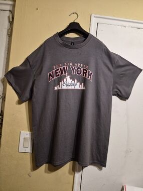 Gildan Ultra Cotton Men's Graphic Short Sleeve Cotton Tee - Gray, SZ  XL| TG| EG